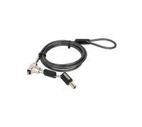 Manhattan Lucchetto di Sicurezza per Notebook 440486 con Chiave per Slot Nano Nero