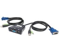 Manhattan Mini KVM Switch 2 Porte USB con Audio