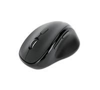 MANHATTAN 190237 - Mouse, wireless, ergonomico, USB-A/USB-C, nero