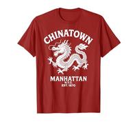 Manhattan New York Chinatown Cinese Lower East Side NYC NY Maglietta