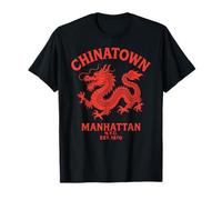 Manhattan New York Chinatown Cinese Lower East Side NYC NY Maglietta