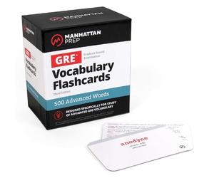 Manhattan Prep 500 Advanced Words: GRE Vocabulary Flashcards (Cards)