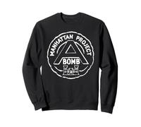 Manhattan Project A Bomb Grunge t-shirt grafica bianca Felpa