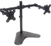 Manhattan Supporto da Scrivania per 2 Monitor 13-32'' con Base e Doppio Snodo