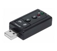Manhattan Scheda Audio Stereo USB 2.0 Virtual 7.1 Canali