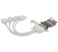 Manhattan Scheda PCI Express 4 Porte DB9 RS-232