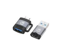 Manhattan Set 2 Adattatori USB-C™ a USB-A & USB-A a USB-C™