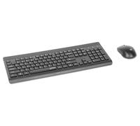 MANHATTAN Set tastiera wireless e mouse MWK7350, nero