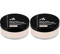 Manhattan, Soft Mat, Cipria in polvere, n. 1, 20 g (Confezione da 2)