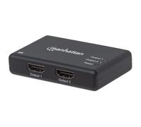 Manhattan Splitter HDMI 4K UHD 3D con LED 2 vie