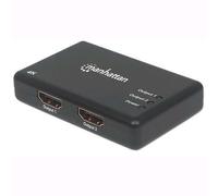 Manhattan Splitter HDMI 4K UHD 3D con LED 2 vie