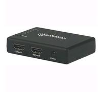 Manhattan Splitter HDMI 4K UHD 3D con LED 4 vie