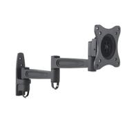 Techly Supporto a muro per TV LED LCD 13-30'' inclinabile 3 snodi nero (ICA-LCD 104BK)