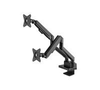 Supporto Scrivania Doppio Monitor 17-32" Molla Gas Docking Station 8-in-1 - Manhattan ICA-LCD DUAL-DOCKMH