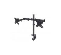 Manhattan Supporto da scrivania per 2 monitor 461528 – 13''–32'', regolabile