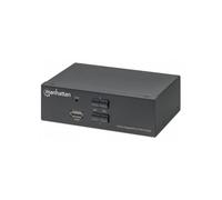 Manhattan Switch KVM DisplayPort 1.2 a 2 porte 4K con Audio