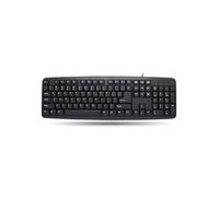 MANHATTAN Tastiera 109 tasti USB layout americano Nero