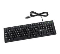 Manhattan Keyboard UK USB Wired, Standard Qwerty layout, Black, Full Size Keys,