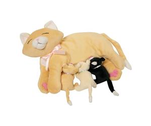 Manhattan Toy 107790 - Peluche, Mamma gatta con Gattini