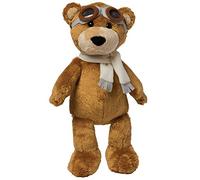 Manhattan Toy Aviator Bear Peluche Animale Giocattolo, Marrone/Grigio/Nero, Medio