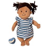 Manhattan Toy Baby Stella Beige con capelli castani 38,1 cm Soft First Baby Doll