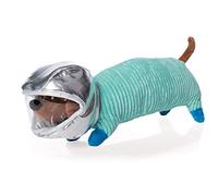 Manhattan Toy Cane Spaziale farcito Animale con Casco Rimovibile 33,02 Centimetri Lungo Peluche Giocattolo