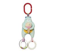 Manhattan Toy Cherry Blossom Days - Orsetto Giocattolo da Viaggio con sonaglio, sonaglio e massaggiagengive in Morbido Silicone, Multicolore