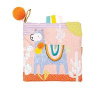 Manhattan Toy Lama Libro di attività Morbido, Multicolore, Small, 218430