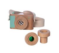 Manhattan Toy- Natural Historian Wooden Camera Macchina Fotografica in Legno, Multicolore, 218390