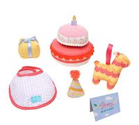 Manhattan Toy Stella Collection - Set da Gioco per Feste di Compleanno, 6 Pezzi, per Bambole Stella da 30,48 cm e 38,1 cm