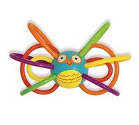 Manhattan Toy Zoo Winkel - Sonaglio e massaggiagengive sensoriale a forma di gufo
