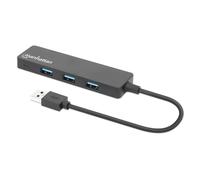 Manhattan USB-A 4-Port Hub, 4x USB-A Ports, 5 Gbps (USB 3.2 Gen1 aka (MANHATTAN)