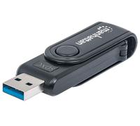 Mini Lettore/Scrittore di Card USB 3.0, 24 in 1 Nero