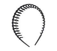 manhegari Cerchietto per capelli ondulato, in resina antiscivolo, per donna, sottile, antiscivolo, alla moda, per lo sport, la casa, i viaggi