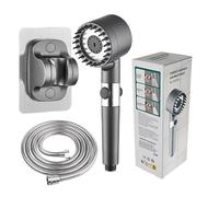 manhegari Doccia a pressione alta, soffione doccia ad alta pressione, soffione doccia ad alta pressione ad alta pressione, Massaggio in silicone Londrops Doccia da bagno