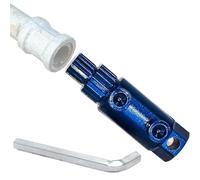 manhegari Estrattore del rubinetto rotto, spogliarello estrattore vite | Kit di installazione valvola del ,Trattare viti danneggiate rimozione del bullone per tubi, valvole angolari