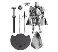 manhegari Figura medievale, action figure medievali - modello medievale robotico - Action Figure - Statua flessibile mobile con testa rotante a 360 gradi per