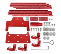 manhegari Guida Per Sega A Scanalatura Su Rotaia - Guida per Sega Estensione in Lega di Alluminio | Accessori per Assemblaggio di Pannelli e Falegnameria per Lavoro del Mobili