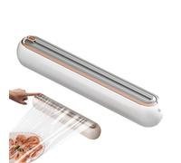 manhegari Imballaggio alimentare Cutter, Dispensatore involucro Cling,Slicer for Food Service Film | Cutter di film cling magnetico ricaricabile leggero, per cucina, frigorifero,