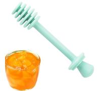 manhegari Mescolatore per miele, cucchiaio per miele | Utensili da cucina e gadget, miscelatore multifunzionale per tè per tutti i tipi di barattoli di marmellata
