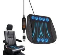 manhegari per sedile auto rinfrescante | rinfrescante per auto - Traspirante supporto regolazione del flusso d'aria a 3 velocità per veicoli camion barche sedia a rotelle persone