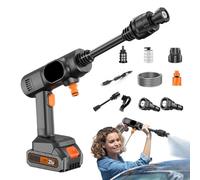 manhegari Rondella a pressione portatile - Connettore tubo ad alta pressione | 2 Regolabile Portatile per calcestruzzo terrazzo casa facciata auto giardino