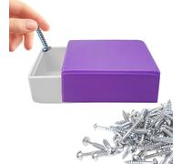 manhegari Scatola di immagazzinaggio per viti | Conservazione portatile per piccole parti - Organizzatore di hardware per fai da te casa deco pesca artigianato connettori