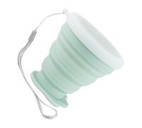 manhegari Tazza pieghevole in silicone - 200 ml in silicone portatile con coperchio a di gatto | Bottiglia d'acqua riutilizzabile di qualità alimentare confezionata per escursioni nello zaino
