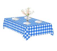 manhegari Tovaglia impermeabile - Tovaglia a quadri per festa della birra rettangolare, robusta e impermeabile, decorazione per feste per caffè, campeggio, retroscena, barbecue, ristorante, patio