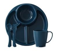 manhegari Vassoi Pranzo Per Adulti | Piatti Divisi Riutilizzabili Per Bambini - Set di Stoviglie per Ufficio Mensa Feste Catering Natale Prescolare Campeggio Eventi