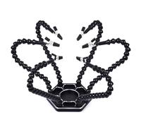 Mani D'aiuto Multifunzionali Con 6 Bracci Flessibili A Collo Cigno In Metallo Base Resistente Con Dispenser Per Supporto Bobina Saldatura Bracci A Collo Cigno Flessibili Pulizia Stazione