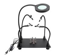 Mani di aiuto magnetiche Saldatura Terza Mano Stazione di Saldatura con Clip a Coccodrillo PCB Circuit Board Holder Tool