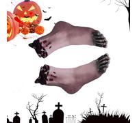 Mani di Halloween | Decorazioni per la casa infestata, mani finte, decorazioni spaventose, oggetti di scena di Halloween per tavoli, armadi, letti, pareti, porte, finestre
