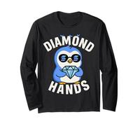 Mani diamantate a Forma di Pinguino Solana HODL Maglia a Manica